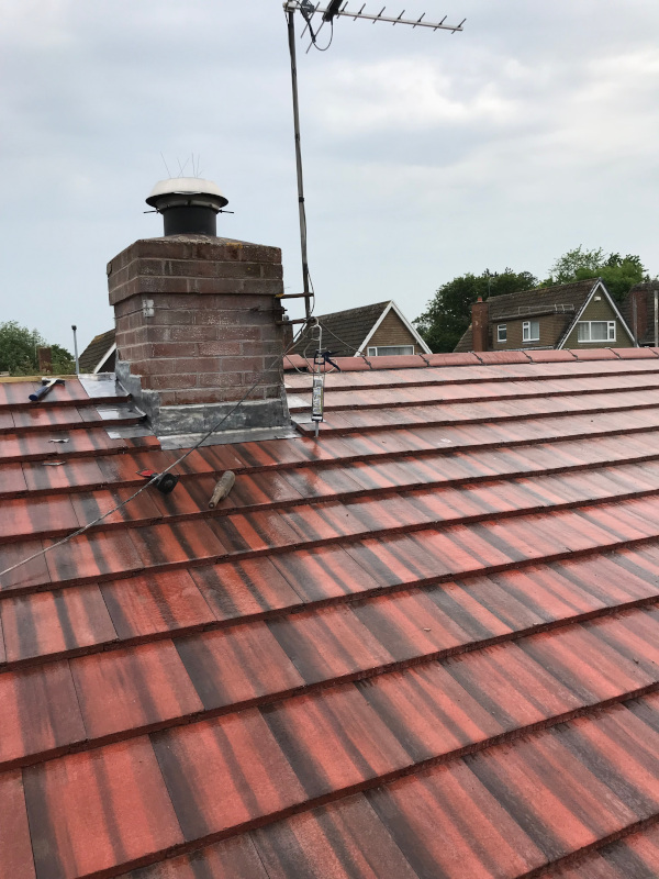 Chimney repairs.