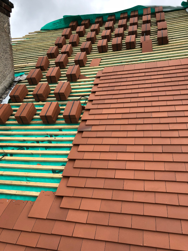 New tile roof.