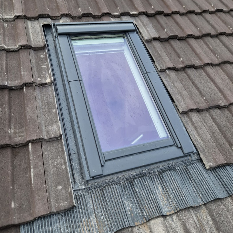 New Velux roof window to tiled roof in Farnworth.